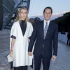 John Elkann et sa femme Lavinia Borromeo - Inauguration du musée de la Fondation Louis Vuitton à Paris le 20 octobre 2014. 