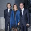 Pierre Pelegry, Princesse Alessandra Borghese et Thaddaeus Ropac - Inauguration du musée de la Fondation Louis Vuitton à Paris le 20 octobre 2014. 