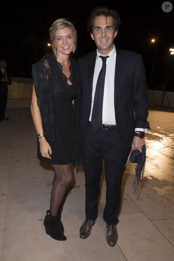 Chloé Bolloré et Yannick Bolloré - Inauguration du musée de la Fondation Louis Vuitton à Paris le 20 octobre 2014. 