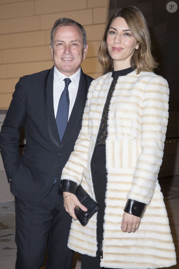 Michael Burke et Sofia Coppola - Inauguration du musée de la Fondation Louis Vuitton à Paris le 20 octobre 2014. 