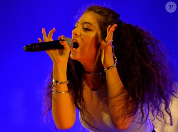 Lorde à Glasgow, le 24 mai 2014.