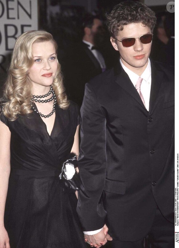 Reese Witherspoon et Ryan Phillippe à Los Angeles le 2 janvier 2001