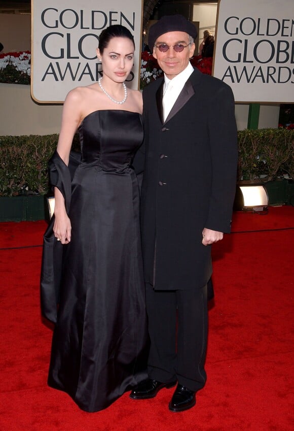 Angelina Jolie et Billy Bob Thornton lors des Golden Globes 2003