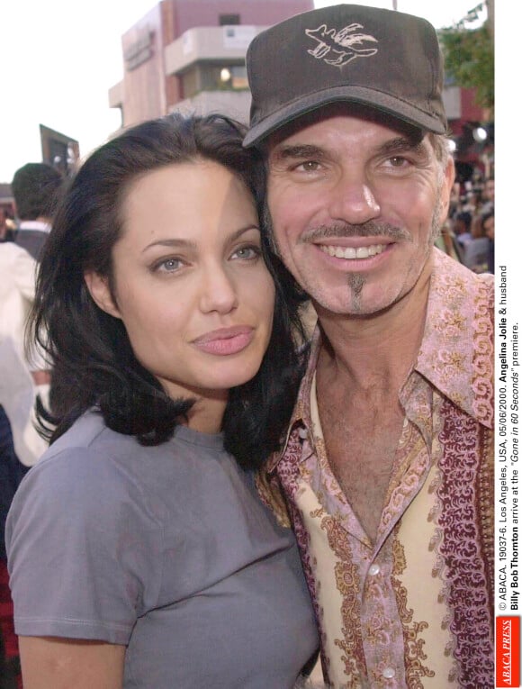 Angelina Jolie et Billy Bob Thornton le 5 juin 2000 pour l'avant-première du film 60 Secondes chrono