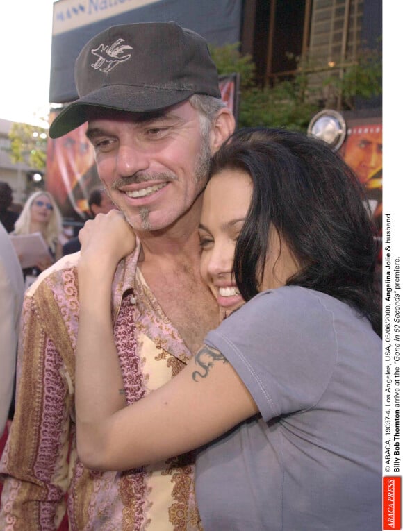 Angelina Jolie et Billy Bob Thornton lors de l'avant-première du film 60 Secondes Chrono à Los Angeles le 5 juin 2000
