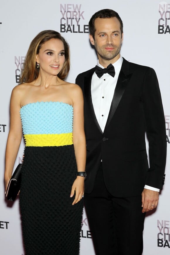 Natalie Portman et Benjamin Millepied lors du New York City Ballet's Fall Gala le 19 septembre 2013