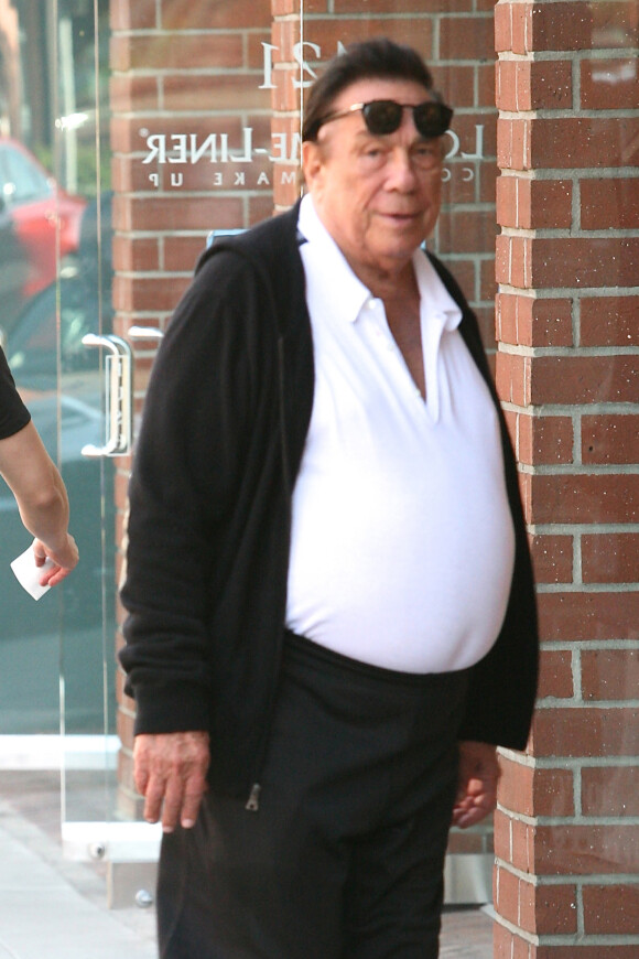 Donald Sterling se rend à une pédicure chez Beverly Hills Nail Design à Beverly Hills, le 22 juin 2014