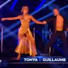 Tonya Kinzinger et Guillaume Foucault dans Danse avec les stars, le samedi 25 octobre 2014.