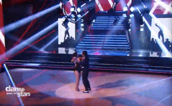 Anthony Kavanagh et Candice dans Danse avec les stars, le samedi 25 octobre 2014.