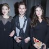 Hande Kodja, Fabien Ducommun et Joséphine Draï assistent au Bal Jaune à l'hôtel Salomon de Rothschild à Paris, le vendredi 24 octobre 2014.