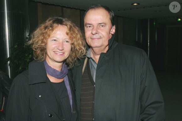 Alain De Greef et sa femme à Paris le 27 septembre 2007. 