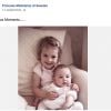 La princesse Madeleine de Suède a publié en septembre 2014 cette photo de sa fille la princesse Leonore avec sa cousine la princesse Estelle.