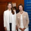 La princesse Madeleine et la reine Silvia de Suède, de la World Childhood Foundation, lors d'une conférence sur les droits de l'enfant à New York le 26 septembre 2014