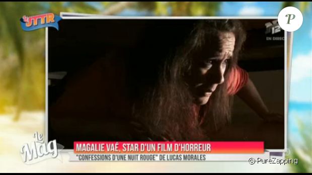 Magalie Vaé : les premières images de son film Confession d&#039;une nuit rouge dévoilée en exclusivité dans Le Mag de NRJ12, ce 30 octobre 2014