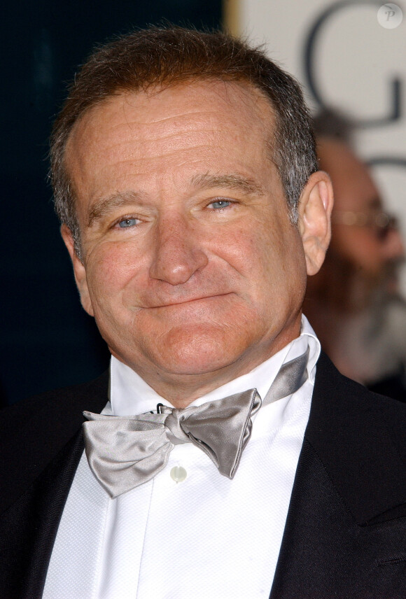 Robin Williams lors des Golden Globe Awards à Los Angeles, le 16 janvier 2005 