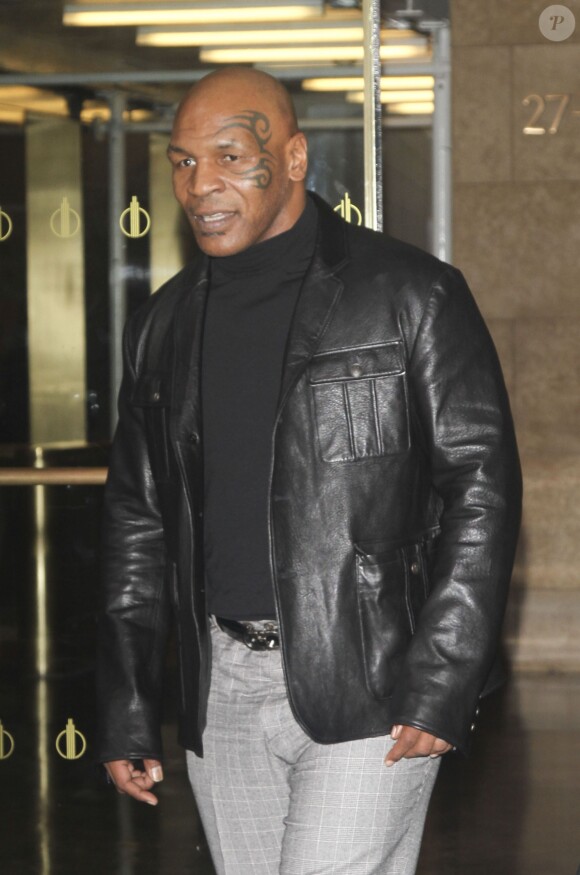 Mike Tyson à New York le 29 octobre 2014