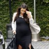 Kim Kardashian, enceinte à West Hollywood, Los Angeles. Juin 2013.