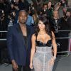 Kanye West et Kim Kardashian assiste aux GQ Men of the Year Awards. Londres, le 2 septembre 2014.