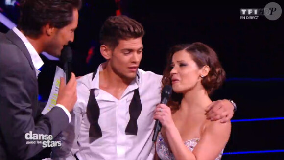 Rayane Bensetti et Denitsa Ikonomova dans Danse avec les stars 5 sur TF1, le samedi 1er novembre 2014