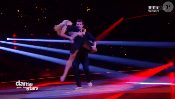 Brian Joubert et Katrina Patchett dans Danse avec les stars 5 sur TF1, le samedi 1er novembre 2014