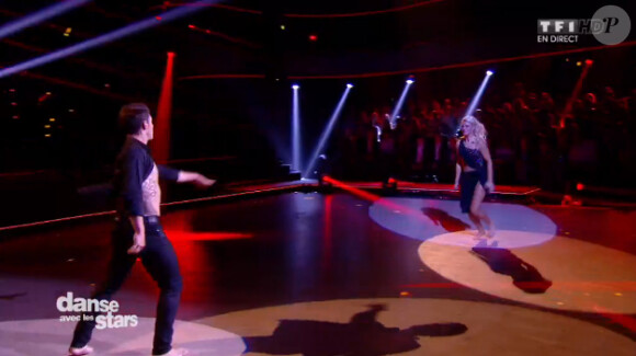 Brian Joubert et Katrina Patchett dans Danse avec les stars 5 sur TF1, le samedi 1er novembre 2014