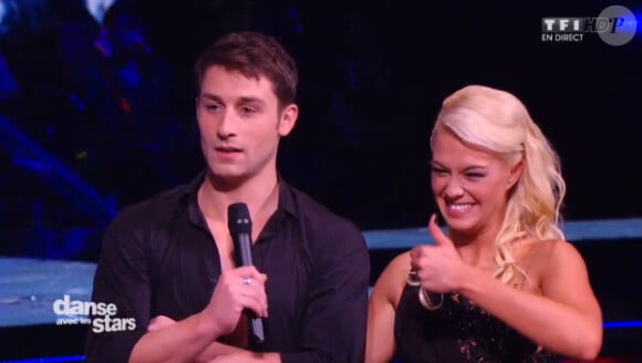 Brian Joubert et Katrina Patchett dans Danse avec les stars 5 sur TF1, le samedi 1er novembre 2014