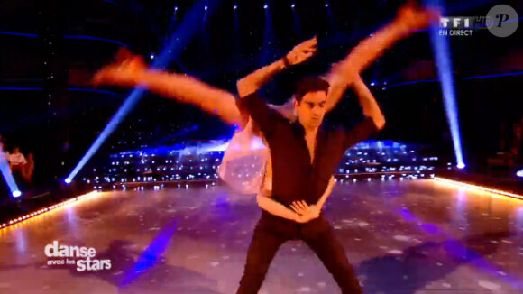 Nathalie Péchalat et Christophe Licata dans Danse avec les stars 5 sur TF1, le samedi 1er novembre 2014