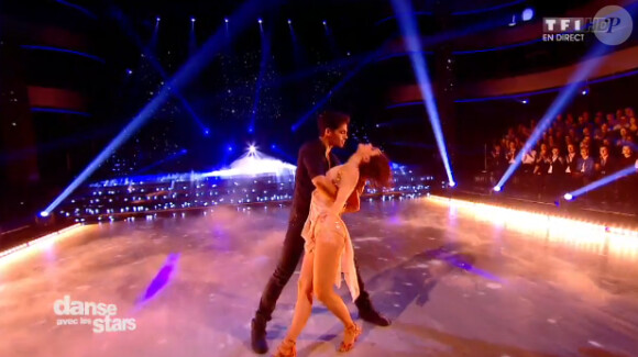 Nathalie Péchalat et Christophe Licata dans Danse avec les stars 5 sur TF1, le samedi 1er novembre 2014