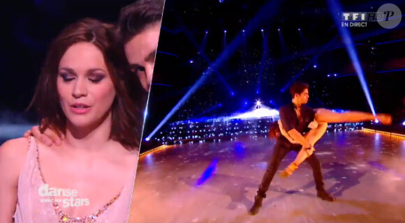 Nathalie Péchalat et Christophe Licata dans Danse avec les stars 5 sur TF1, le samedi 1er novembre 2014