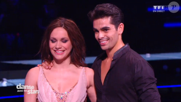 Nathalie Péchalat et Christophe Licata dans Danse avec les stars 5 sur TF1, le samedi 1er novembre 2014