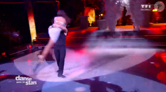Louisy Joseph et Guillaume Foucault dans Danse avec les stars 5 sur TF1, le samedi 1er novembre 2014c