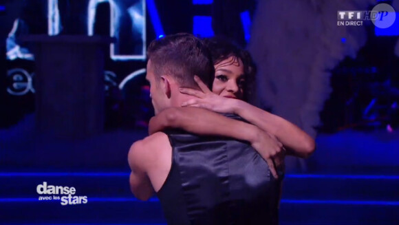 Louisy Joseph et Guillaume Foucault dans Danse avec les stars 5 sur TF1, le samedi 1er novembre 2014c