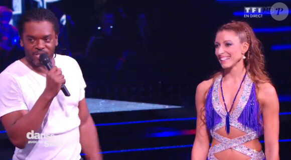 Anthony Kavanagh et Silvia Notargiacomo dans Danse avec les stars 5 sur TF1, le samedi 1er novembre 2014