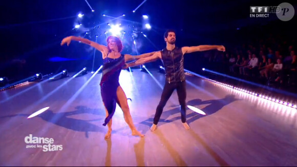 Miguel Angel Munoz et Fauve Hautot dans Danse avec les stars 5 sur TF1, le samedi 1er novembre 2014