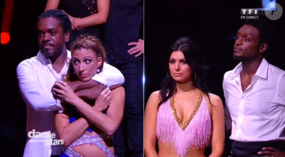 Louisy Joseph et Anthony Kavanagh sont éliminés dans Danse avec les stars 5 sur TF1, le samedi 1er novembre 2014