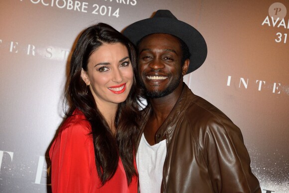 Sofia de Medeiros avec son mari Corneille lors de l'avant-première du film Interstellar au Grand Rex à Paris le 31 octobre 2014