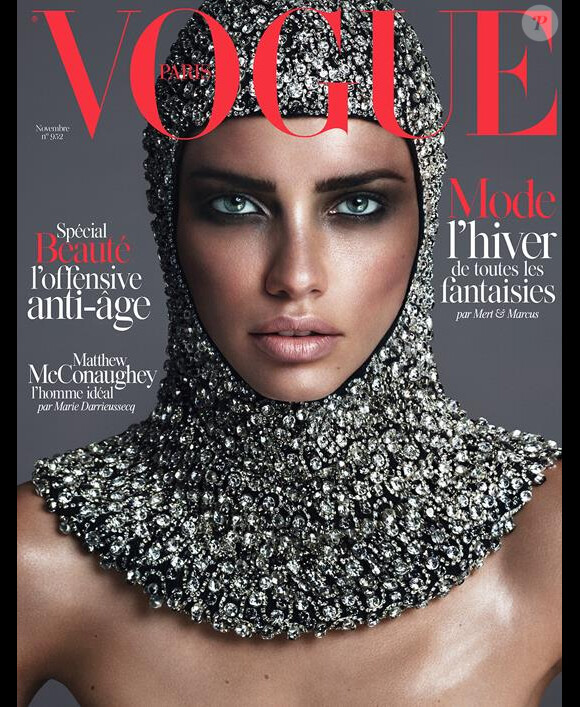 Couverture du magazine Vogue, numéro de Novembre.