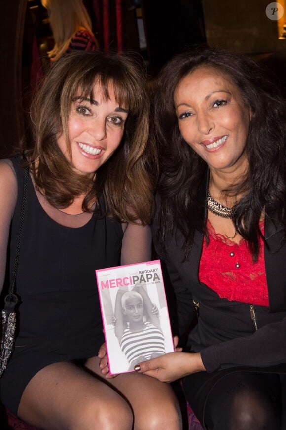 Anna-Véronique El Baze et Soad Bogdary - Cocktail pour le lancement du livre de Soad Bogdary "Merci Papa" en collaboration avec Anna-Véronique El Baze au Buddha Bar à Paris le 3 novembre 2014.