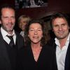 Christian Vadim, Florence Arthaud et Fabrice Santoro - Cocktail pour le lancement du livre de Soad Bogdary "Merci Papa" en collaboration avec Anna-Véronique El Baze au Buddha Bar à Paris le 3 novembre 2014.
