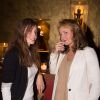 Anne Parillaud et Julie Ferrier - Cocktail pour le lancement du livre de Soad Bogdary "Merci Papa" en collaboration avec Anna-Véronique El Baze au Buddha Bar à Paris le 3 novembre 2014.