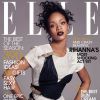 Rihanna apparaît en couverture du numéro de décembre 2014 du magazine Elle. Photo par Paola Kudacki.