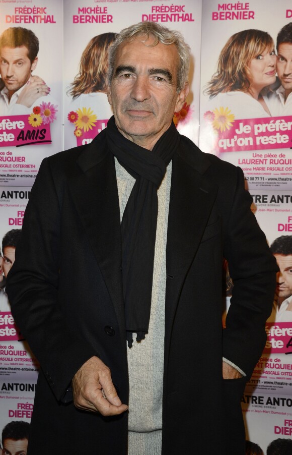 Raymond Domenech - 150e représentation de la pièce "Je préfère qu'on reste amis" au théâtre Antoine, à Paris, le 5 novembre 2014.