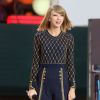 Taylor Swift lors de son concert dans l'émission "Good Morning America" à New York, le 3 octobre 2014.