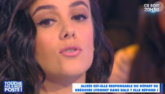 Alizée, les larmes aux yeux, revient sur les rumeurs qui ont suivi le départ de son compagnon Grégoire Lyonnet de DALS, dans TPMP, le jeudi 6 novembre 2014, sur D8