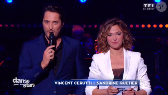 Sandrine Quétier et Vincent Cerutti dans Danse avec les stars 5, sur TF1, le samedi 8 novembre 2014