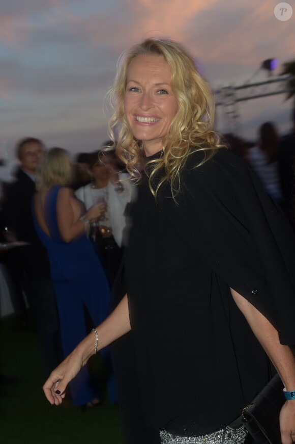 Estelle Lefébure - Soirée au Gotha Club à Cannes pour la sortie du film "Expendables 3". Le 18 mai 2014