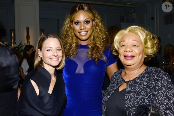 Jodie Foster, Laverne Cox, Gloria Cox à la soirée "Glamour 2014 Women Of The Year Awards" à New York, le 10 novembre 2014