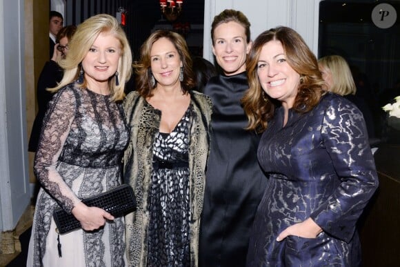 Arianna Huffington, Jane Deery, Connie Anne Phillips à la soirée "Glamour 2014 Women Of The Year Awards" à New York, le 10 novembre 2014