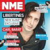 Carl Barât des Libertines en couverture du magazine NME, novembre 2014.