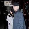 Robert Pattinson et sa girlfriend Tahliah Barnett quitte le Warsaw à Green Point Brooklyn, New York, le 10 novembre 2014.
 